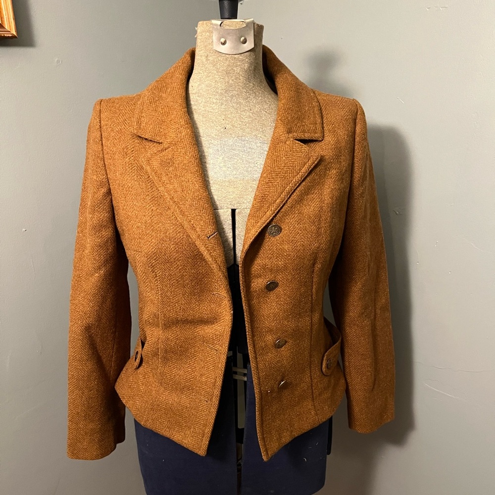 Women’s brown Villager blazer size small/ 12